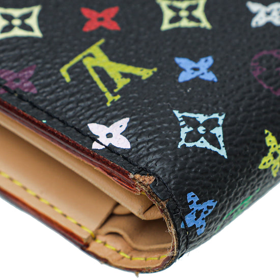 Louis Vuitton Black Multicolor Monogram Alexandra Wallet