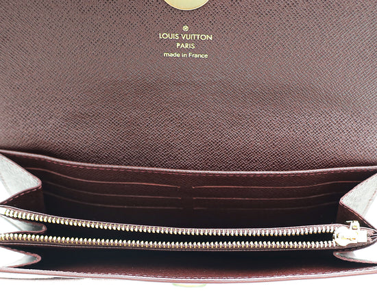 Louis Vuitton Sepia Monogram Mini Lin Idylle Sarah Wallet