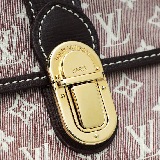 Louis Vuitton Louis Vuitton Cerise Red Monogram Mini Lin Belt