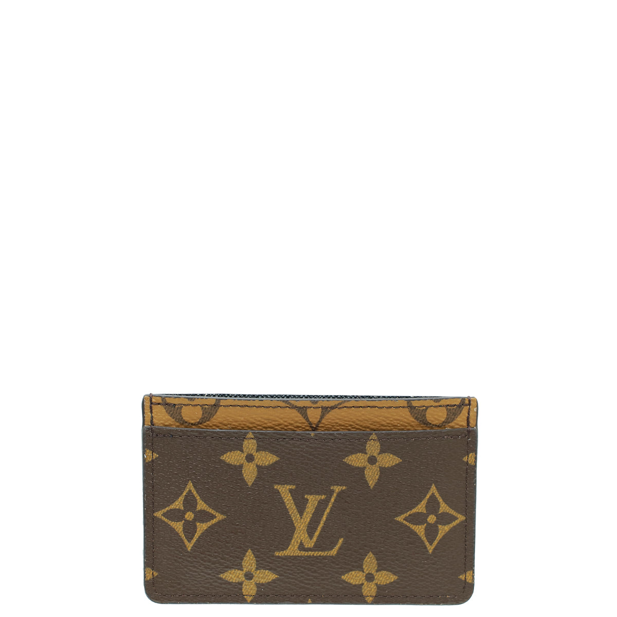 Louis Vuitton Brown Monogram Reverse Card Holder