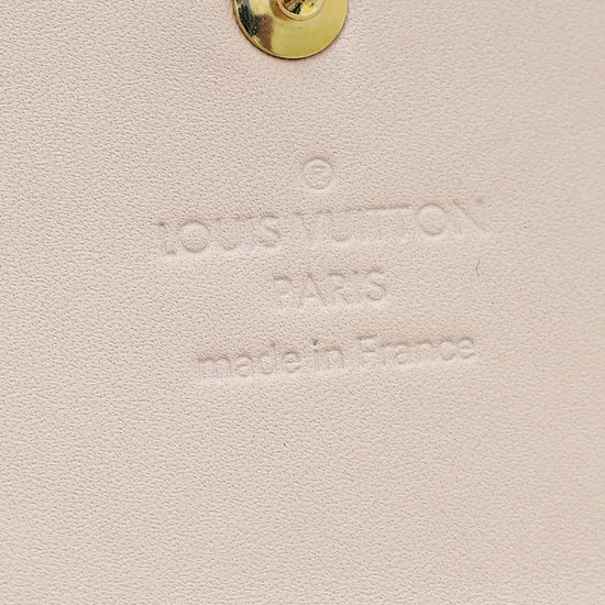 Louis Vuitton Rose Ballerine Monogram Vernis Sarah Wallet