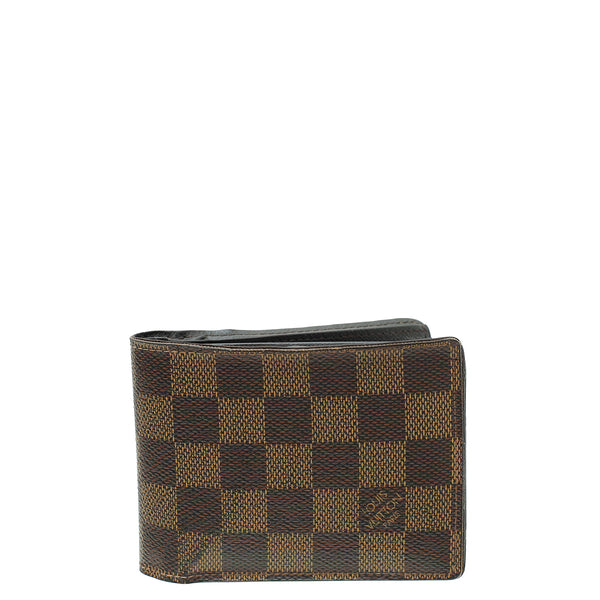 Lv 2024 wallet checkered