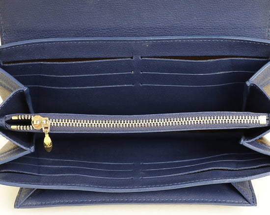 Louis Vuitton Monogram Blue Elysee Wallet