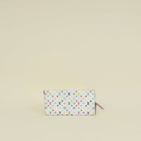 Louis Vuitton White Multicolor Monogram Insolite Wallet w/ Initial