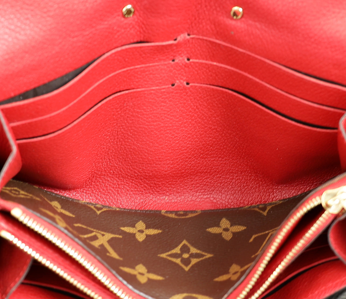 Louis Vuitton Bicolor Monogram Pallas Long Wallet