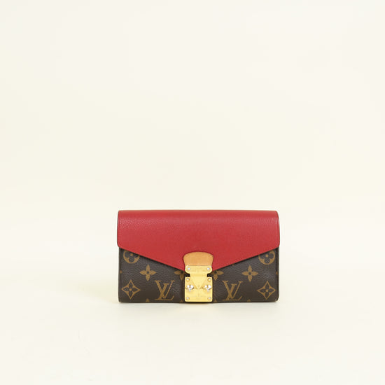 Louis Vuitton Bicolor Monogram Pallas Long Wallet
