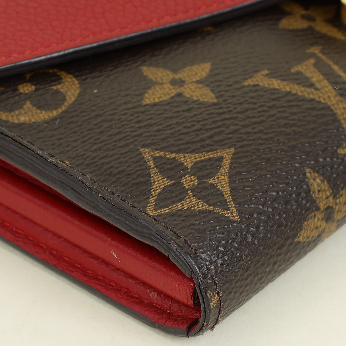 Louis Vuitton Bicolor Monogram Pallas Long Wallet