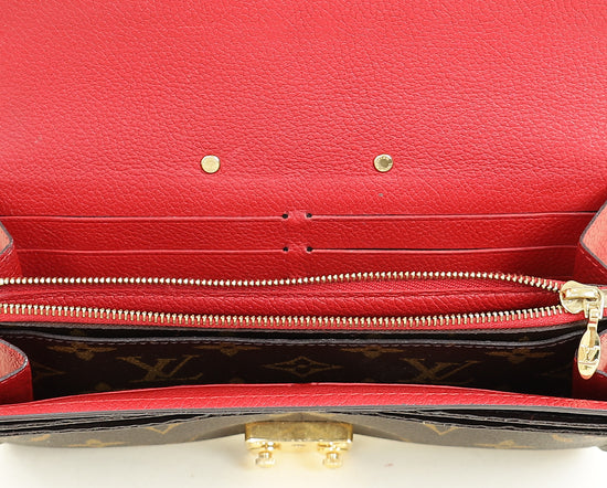 Louis Vuitton Bicolor Monogram Pallas Long Wallet