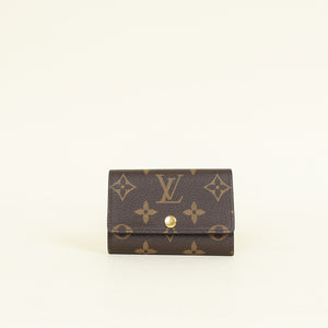 Louis Vuitton Monogram 6 Key Holder w/ Initials