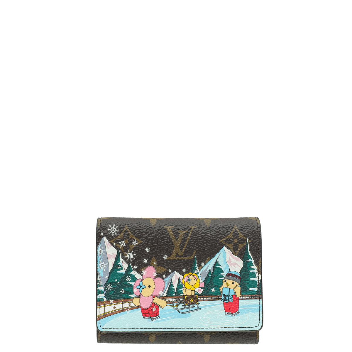 Louis Vuitton Monogram Christmas Animation Portefeuille Victorine Wallet