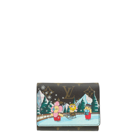 Louis Vuitton Monogram Christmas Animation Portefeuille Victorine Wallet