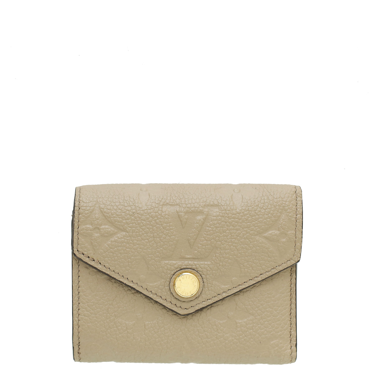 Louis Vuitton Tourterelle Gray Monogram Empreinte Zoe Wallet-Louis Vuitton-THE CLOSET