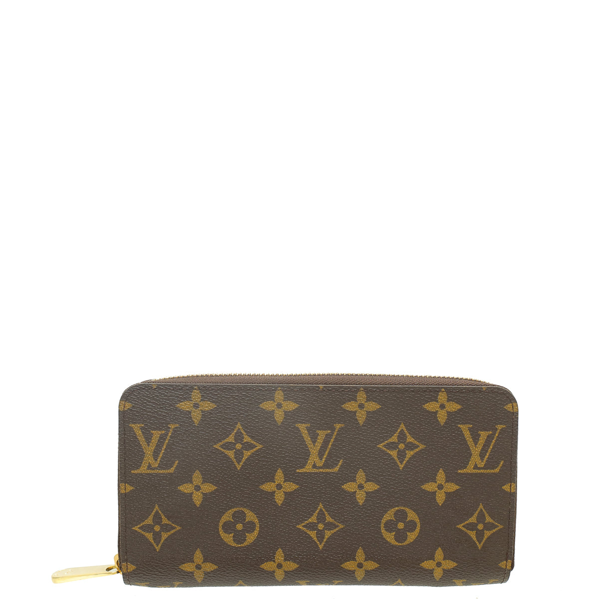 Louis Vuitton Brown Monogram Zipped Around Long Wallet