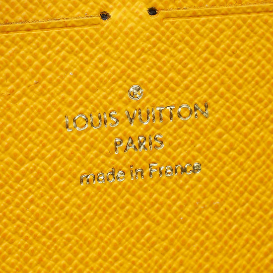 Louis Vuitton Monogram Yellow Clémence Wallet