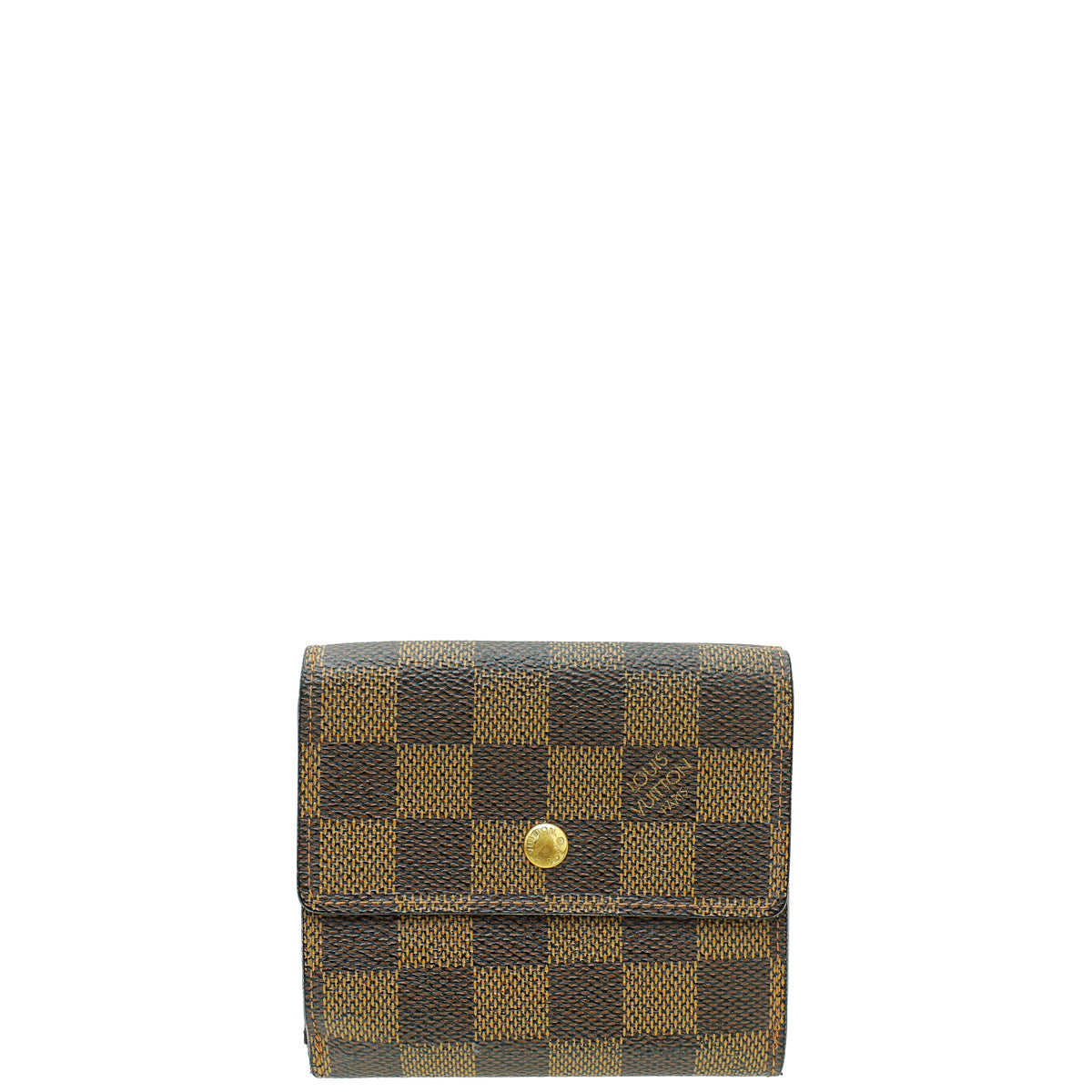 Louis Vuitton Damier Ebene Elise Compact Wallet