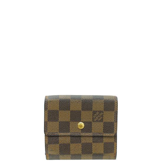 Louis Vuitton Damier Ebene Elise Compact Wallet