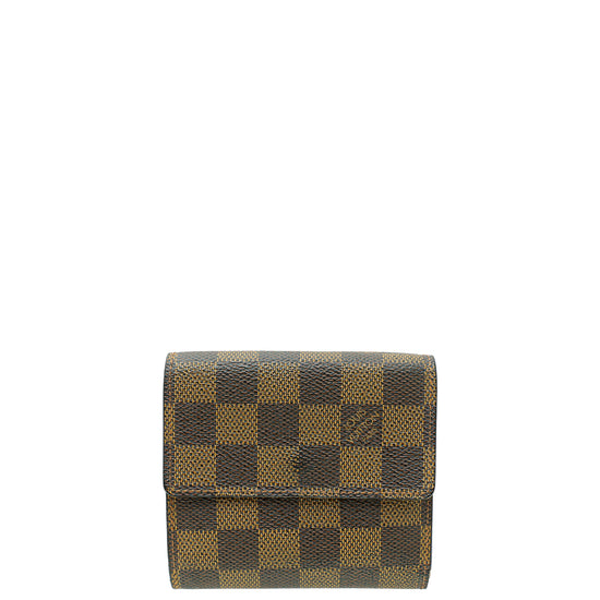 Louis Vuitton Damier Ebene Elise Compact Wallet