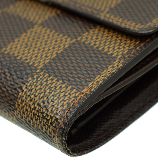 Louis Vuitton Damier Ebene Elise Compact Wallet