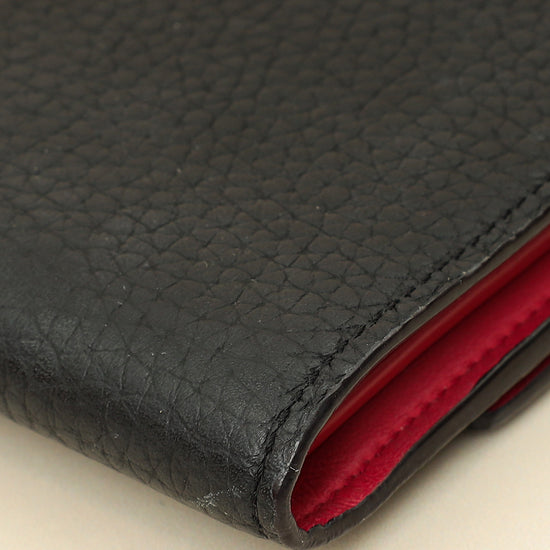Louis Vuitton Black Capucines Compact Wallet-Louis Vuitton-THE CLOSET