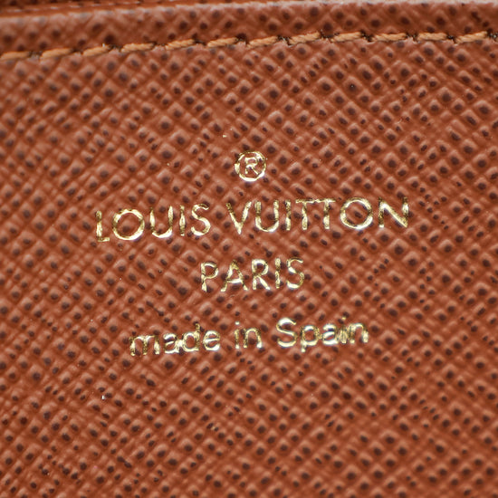 Louis Vuitton Brown Monogram Zippy Wallet