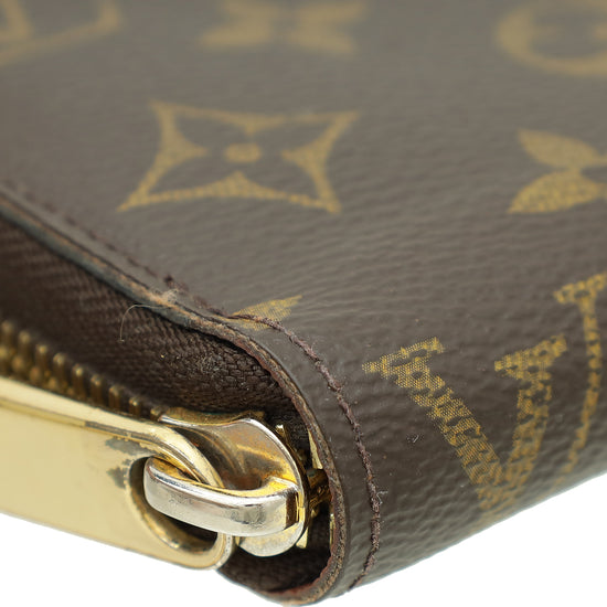 Louis Vuitton Brown Monogram Zippy Wallet