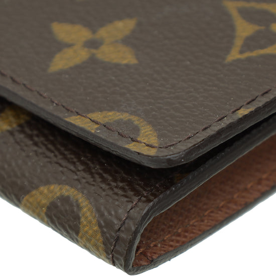 Louis Vuitton Brown Monogram Business Card Holder