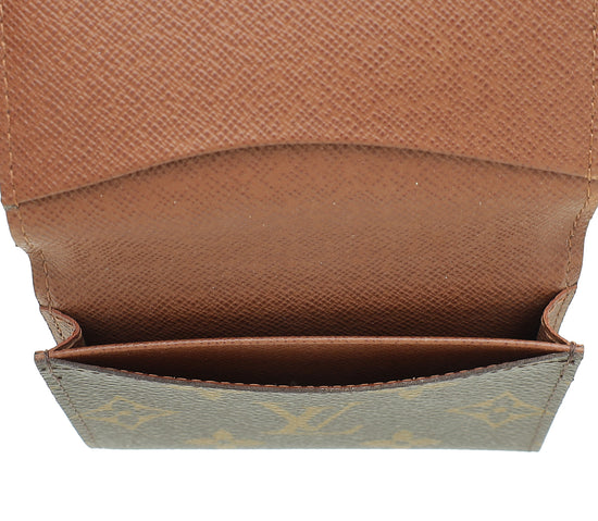 Louis Vuitton Brown Monogram Business Card Holder