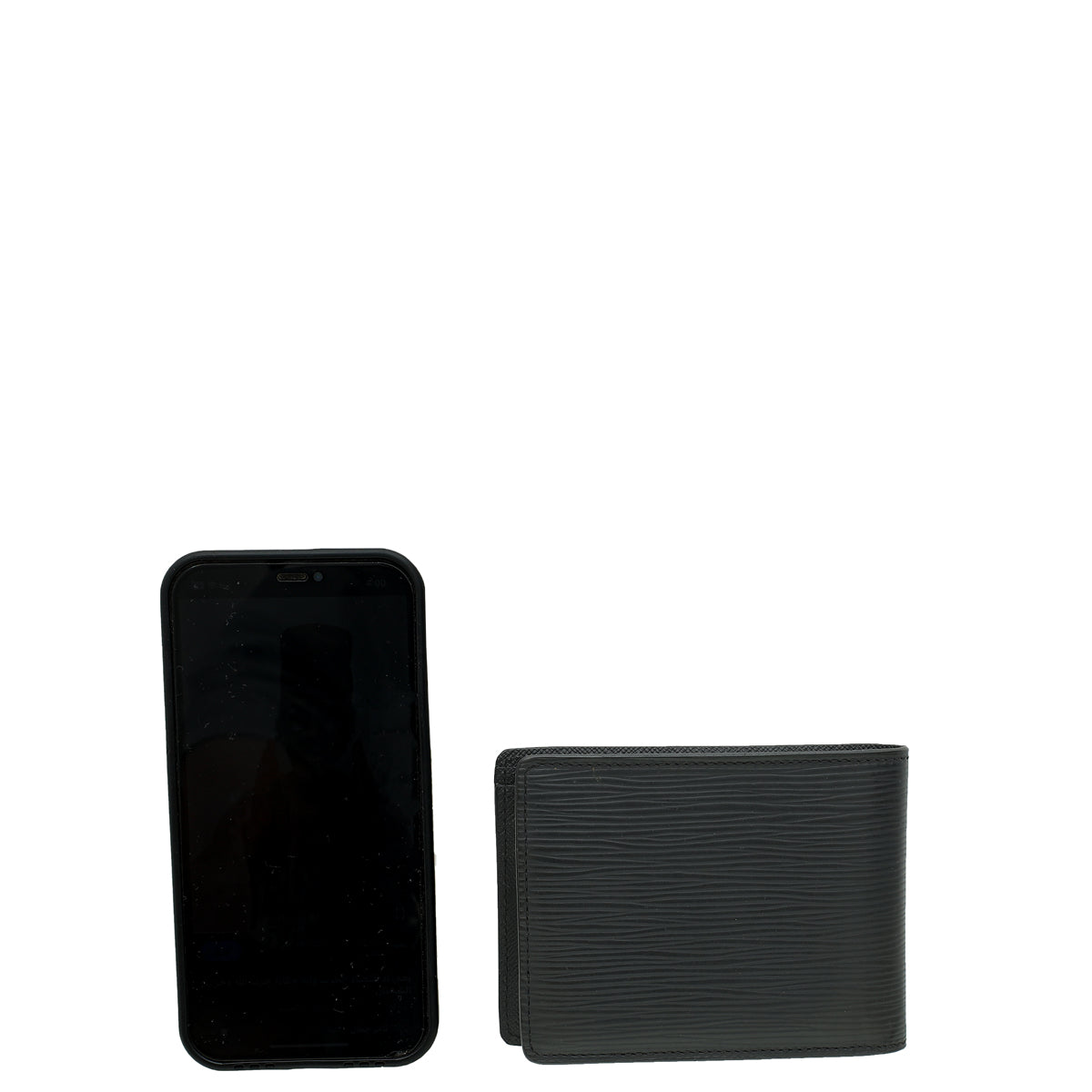 Louis Vuitton Noir Multiple Wallet W/ I.H Initials-Louis Vuitton-THE CLOSET