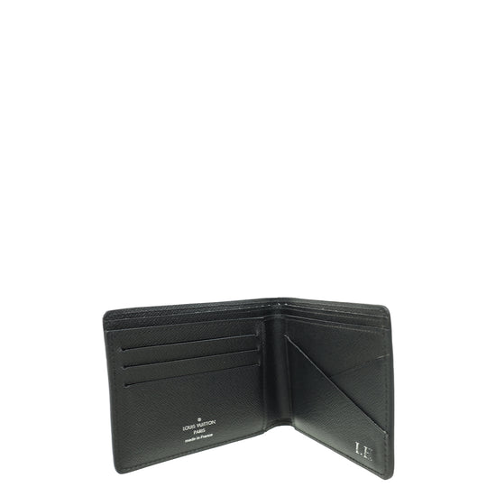 Louis Vuitton Noir Multiple Wallet W/ I.H Initials