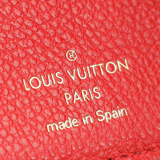 Louis Vuitton Monogram Red Pallas Wallet