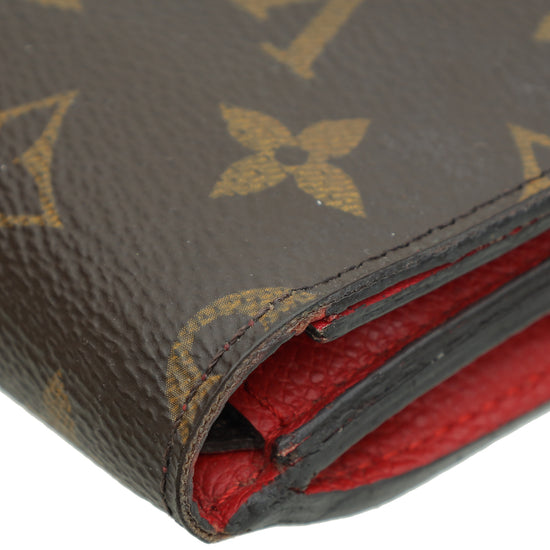 Louis Vuitton Monogram Red Pallas Wallet