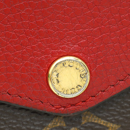 Louis Vuitton Monogram Red Pallas Wallet