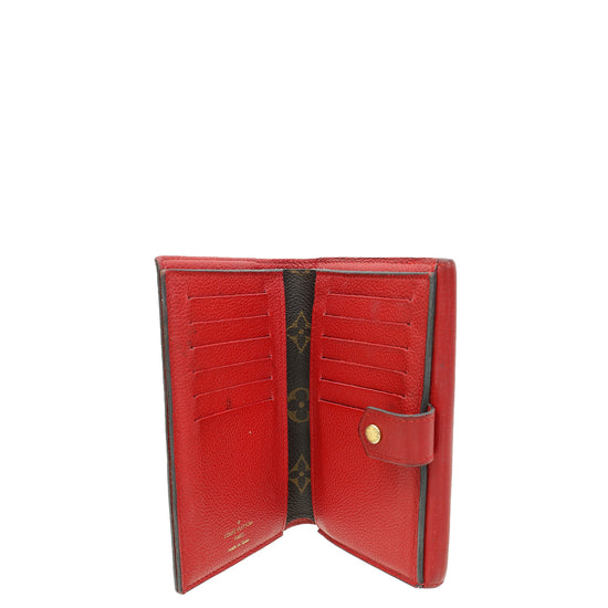 Louis Vuitton Monogram Red Pallas Wallet