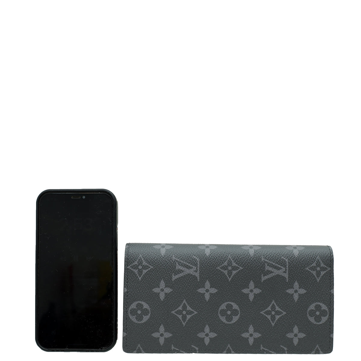 Louis Vuitton Monogram Eclipse Brazza Wallet-Louis Vuitton-THE CLOSET