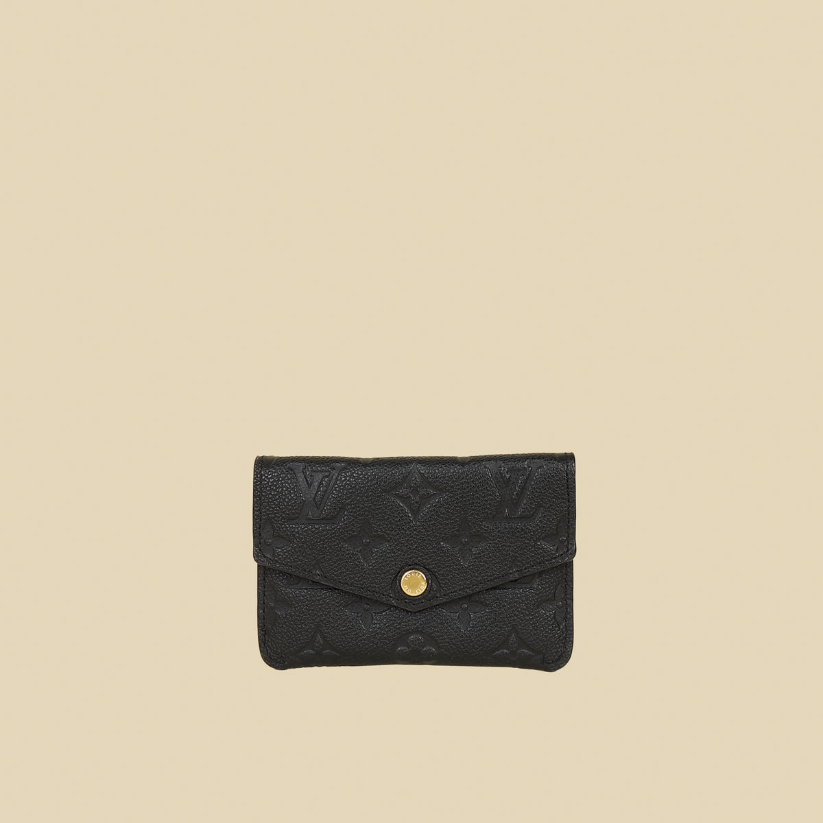 Louis Vuitton Black Monogram Empreinte Key Pouch-Louis Vuitton-THE CLOSET