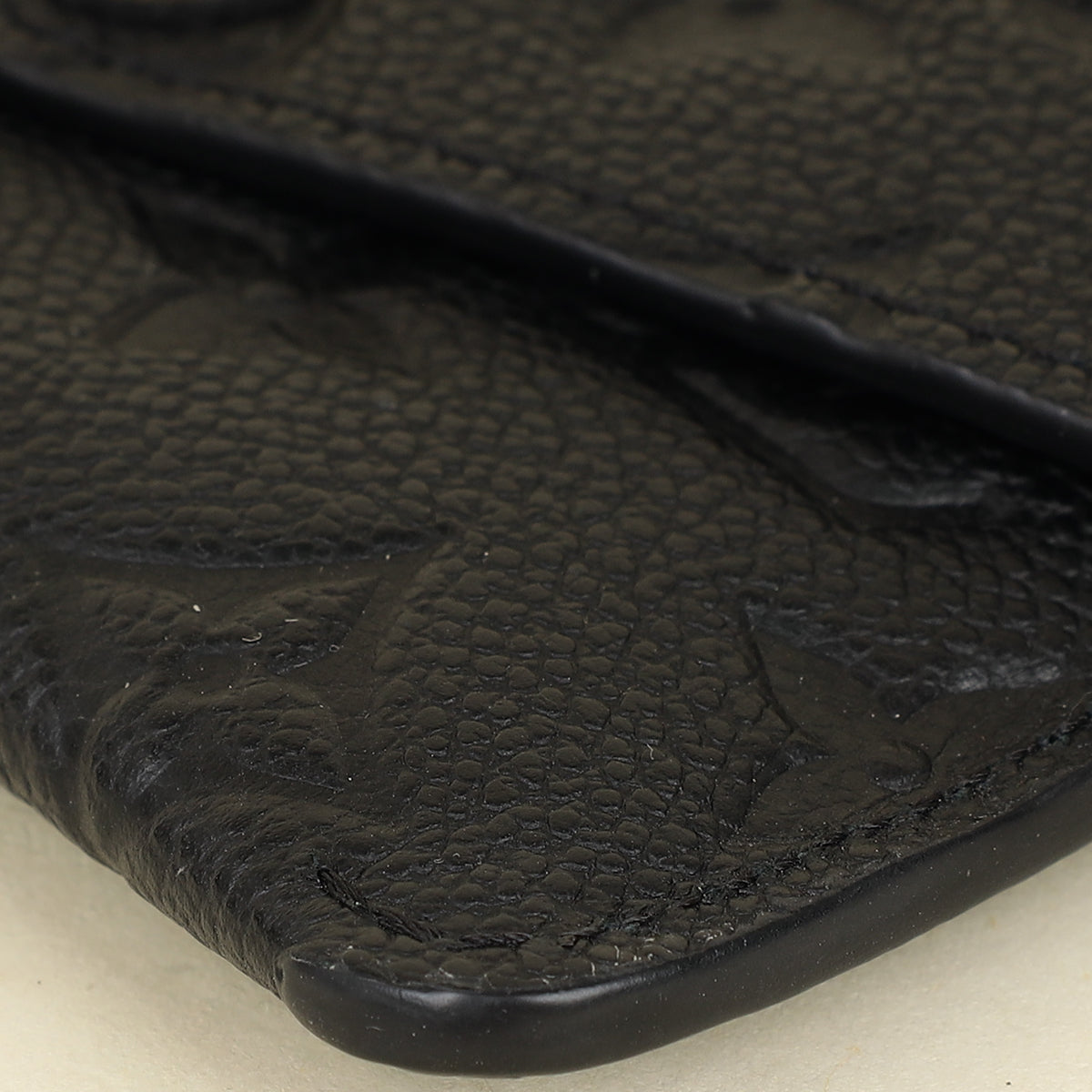 Louis Vuitton Black Monogram Empreinte Key Pouch-Louis Vuitton-THE CLOSET