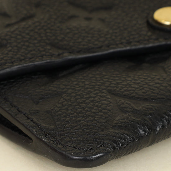 Louis Vuitton Black Monogram Empreinte Key Pouch-Louis Vuitton-THE CLOSET