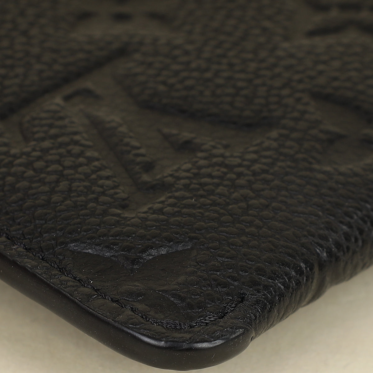 Louis Vuitton Black Monogram Empreinte Key Pouch-Louis Vuitton-THE CLOSET