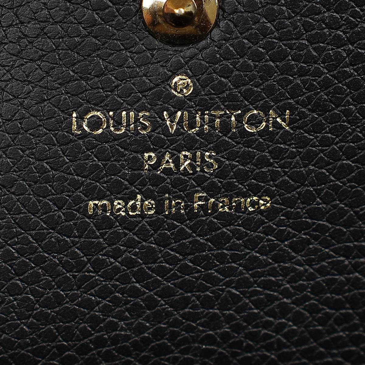 Louis Vuitton Black Monogram Empreinte Key Pouch-Louis Vuitton-THE CLOSET