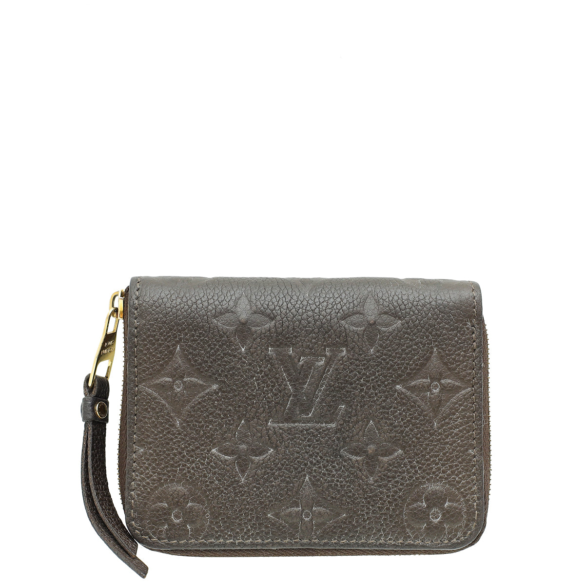 Louis Vuitton Chocolate Monogram Empreinte Zip Coin Purse