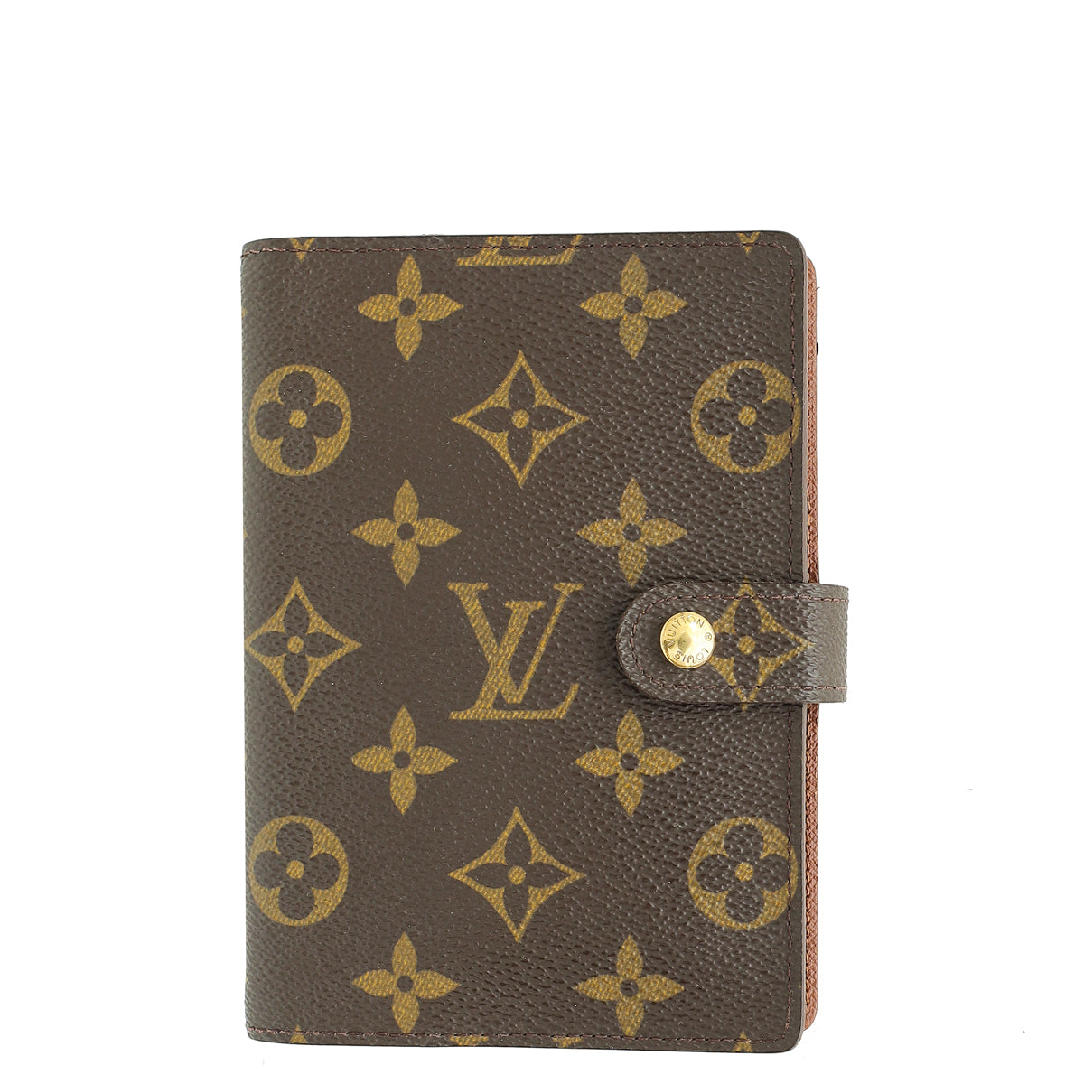 Louis Vuitton Brown Monogram Small Agenda Ring Cover-Louis Vuitton-THE CLOSET
