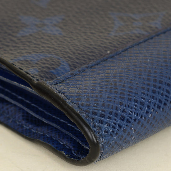 Louis Vuitton Monogram Cobalt Taigarama Multiple Wallet