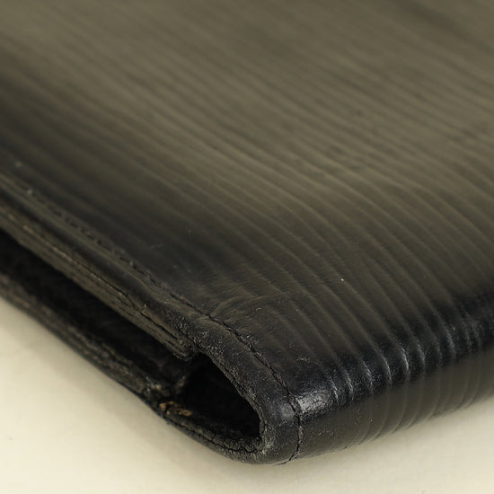 Louis Vuitton Black Multiple Men's Wallet w/ Initials R&M