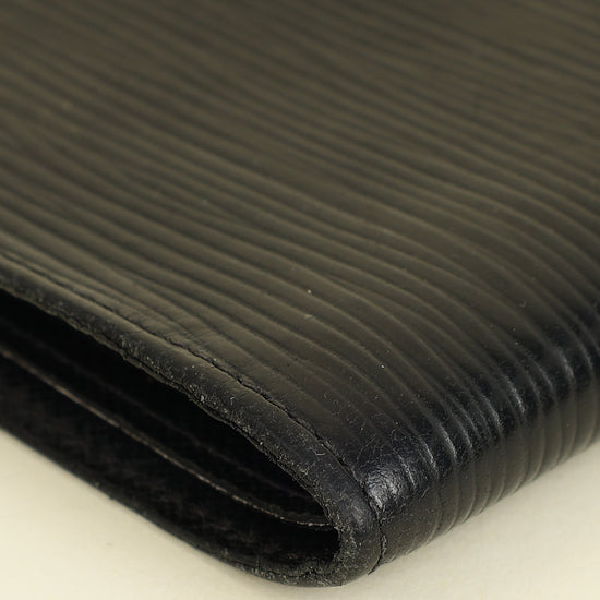 Louis Vuitton Black Multiple Men's Wallet w/ Initials R&M