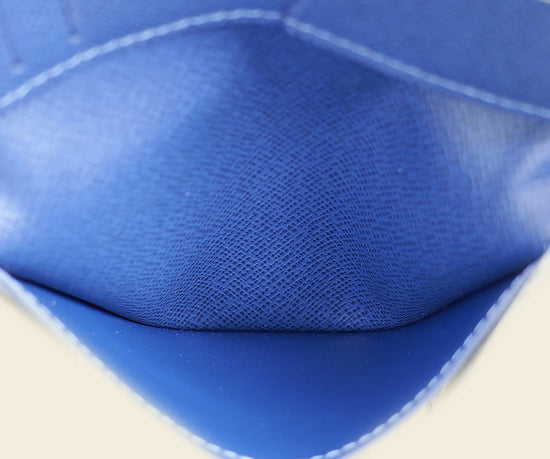 Louis Vuitton Cobalt Taigarama Monogram Pocket Organiser