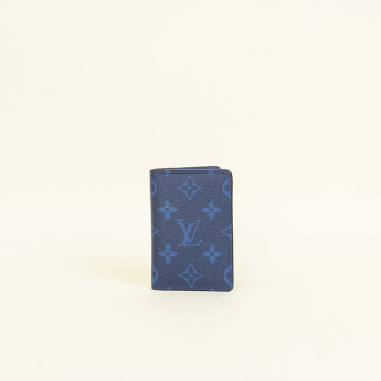 Louis Vuitton Cobalt Taigarama Monogram Pocket Organiser