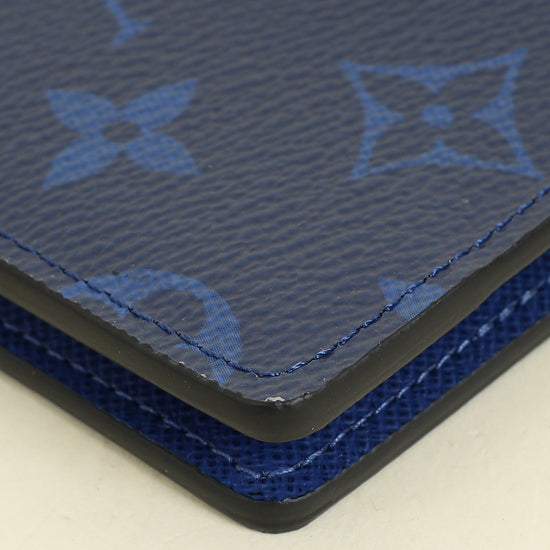 Louis Vuitton Cobalt Taigarama Monogram Pocket Organiser