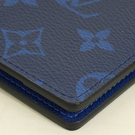 Louis Vuitton Cobalt Taigarama Monogram Pocket Organiser