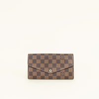 Louis Vuitton Damier Ebene Sarah Wallet