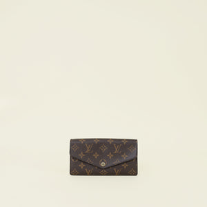 Louis Vuitton Brown Monogram Sarah Wallet